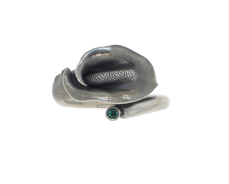 Кольцо Калла серебро 925, артикул R-141514