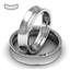 Обручальное кольцо классическое из белого золота, ширина 5 мм, комфортная посадка, артикул R-W855W, цена 26 200,00 ₽