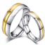 Обручальные кольца парные с бриллиантами из золота 585 пробы, артикул R-ТС AL2305, цена 94 757,10 ₽