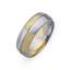 Обручальное кольцо из двухцветного золота 585 пробы, артикул R-СЕ003, цена 50 328,00 ₽