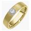 Обручальное кольцо из золота 585 пробы с бриллиантом, артикул R-1468w/001, цена 63 668,80 ₽