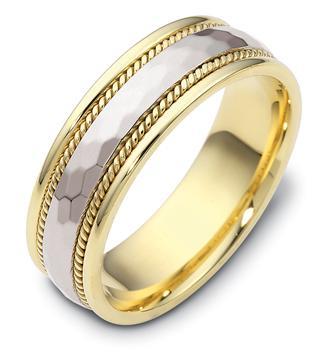 Эксклюзивное обручальное кольцо из золота 585 пробы, артикул R-H1168