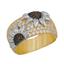 Кольцо Цветы золото кубический цирконий, артикул R-ТТ1018, цена 34 800,00 ₽