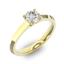 Помолвочное кольцо 1 бриллиантом 0,5 ct 4/5 из желтого золота 585°, артикул R-D35995-1, цена 227 534,42 ₽