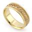 Обручальное кольцо из трехцветного золота 585 пробы, артикул R-V1040, цена 32 940,00 ₽