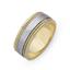 Обручальное кольцо из двухцветного золота 585 пробы, артикул R-СЕ021, цена 34 992,00 ₽