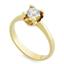 Помолвочное кольцо с 1 бриллиантом 0,50 ct 4/5 желтое золото 585°, артикул R-ЯК045  , цена 202 500,00 ₽