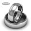 Обручальное кольцо из платины, ширина 7 мм, комфортная посадка, артикул R-W579Pt, цена 105 040,00 ₽