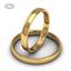 Обручальное кольцо классическое из розового золота, ширина 3 мм, комфортная посадка, артикул R-W435R, цена 14 280,00 ₽