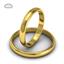 Обручальное кольцо классическое из желтого золота, ширина 3 мм, артикул R-W235Y, цена 12 550,00 ₽