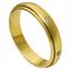 Обручальное кольцо  с бриллиантами крутящееся из желтого золота 585 пробы, артикул R-1256, цена 29 068,20 ₽