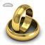 Обручальное кольцо классическое из желтого золота, ширина 6 мм, артикул R-W265Y, цена 33 450,00 ₽