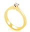 Помолвочное кольцо с 1 бриллиантом 0,15 ct 4/5  из желтого золота 585°, артикул R-YZ41422-1, цена 31 900,00 ₽