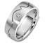 Обручальное кольцо с бриллиантом из белого золота 585 пробы, артикул R-2453-1, цена 58 257,00 ₽