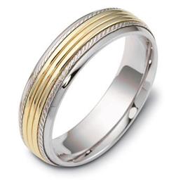 Эксклюзивное обручальное кольцо из золота 585 пробы, артикул R-D1155