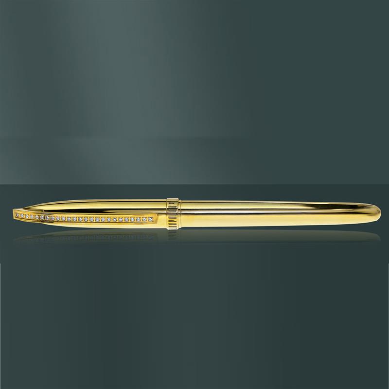 Ручка серебро 925 пробы из коллекции Гламур, артикул R-Glamour золотой