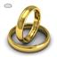 Обручальное кольцо классическое из желтого золота, ширина 4 мм, комфортная посадка, артикул R-W545Y, цена 23 400,00 ₽