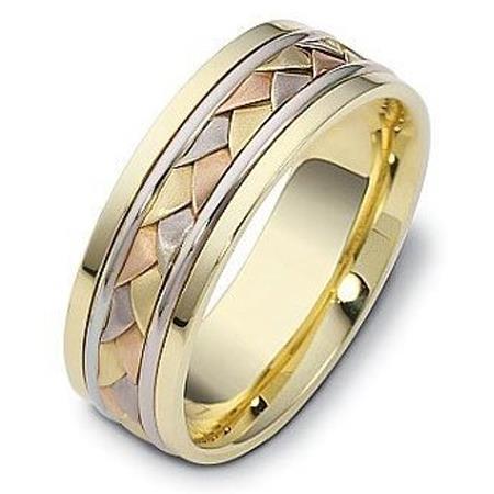 Эксклюзивное обручальное кольцо из золота 585 пробы, артикул R-1010/001