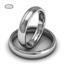 Обручальное кольцо из платины, ширина 4 мм, комфортная посадка, артикул R-W549Pt, цена 60 160,00 ₽