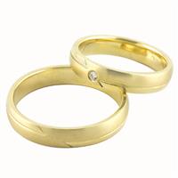 Обручальные кольца с бриллиантами из золота