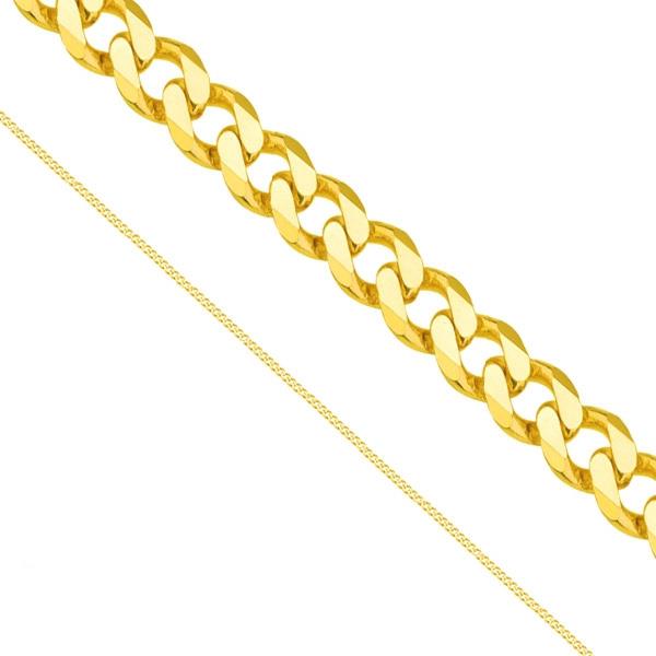 Панцирные цепочки из золота