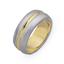 Обручальное кольцо из двухцветного золота 585 пробы, артикул R-СЕ023, цена 44 928,00 ₽