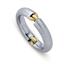 Обручальное кольцо из двухцветного золота 585 пробы, артикул R-ДК 014, цена 34 074,00 ₽