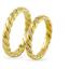 Золотые обручальные кольца парные с бриллиантами, артикул R-ТС 1680, цена 59 613,30 ₽