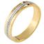Эксклюзивное обручальное кольцо из золота 585 пробы, артикул R-H1042, цена 31 320,00 ₽
