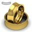 Обручальное кольцо классическое из желтого золота, ширина 7 мм, комфортная посадка, артикул R-W875Y, цена 35 500,00 ₽