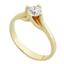 Помолвочное кольцо с 1 бриллиантом 0,50 ct 4/5  желтое золото 585°, артикул R-НП 008 , цена 202 500,00 ₽