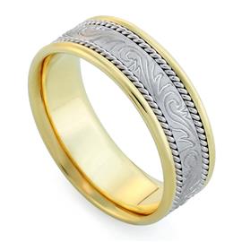 Обручальное кольцо из золота 585 пробы, артикул R-V1027