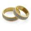 Эксклюзивное обручальное кольцо из золота 585 пробы, артикул R-G1015, цена 39 420,00 ₽