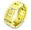 Обручальное кольцо с бриллиантами из желтого золота 585 пробы, артикул R-2493, цена 105 928,80 ₽