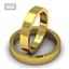 Обручальное кольцо классическое из желтого золота, ширина 4 мм, артикул R-W145Y, цена 28 000,00 ₽
