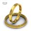 Обручальное кольцо классическое из желтого золота, ширина 3 мм, комфортная посадка, артикул R-W835Y, цена 12 050,00 ₽