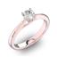 Помолвочное кольцо 1 бриллиантом 0,34 ct 4/5 из розового золота 585°, артикул R-D31518-3, цена 96 163,31 ₽