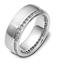 Обручальное кольцо с бриллиантами из белого золота 585 пробы с бриллиантами, артикул R-2194, цена 79 143,40 ₽