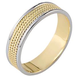 Эксклюзивное обручальное кольцо из золота 585 пробы, артикул R-G1045