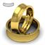Обручальное кольцо классическое из желтого золота, ширина 6 мм, комфортная посадка, артикул R-W865Y, цена 30 950,00 ₽