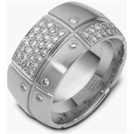 Обручальное кольцо с бриллиантами из золота 585 пробы, артикул R-2099-2