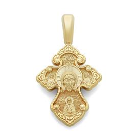 Православный крест Нерукотворный образ Иисуса Христа, святой Спиридон Тримифунтский, артикул R-KRZ0602-1