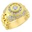 Кольцо из желтого золота 750 пробы с бриллиантами, артикул R-80924, цена 216 335,00 ₽