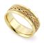 Обручальное кольцо из трехцветного золота 585 пробы, артикул R-V1042, цена 34 668,00 ₽