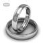 Обручальное кольцо из платины, ширина 4 мм, комфортная посадка, артикул R-W349Pt, цена 62 560,00 ₽