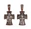 Православный крест Распятие Христово. Святитель Николай, артикул R-КС3005-1, цена 46 644,00 ₽