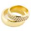 Обручальные кольца парные с бриллиантами из желтого  золота серия 