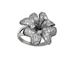 Кольцо цветок серебро 925° кубический цирконий, артикул R-СТ1250, цена 3 500,00 ₽