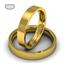 Обручальное классическое кольцо из желтого золота, ширина 4 мм, комфортная посадка, артикул R-W745Y, цена 25 500,00 ₽