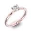 Помолвочное кольцо 1 бриллиантом 0,39 ct 4/5 из розового золота 585°, артикул R-D36766-3, цена 114 422,68 ₽